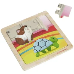 Puzzle en bois 9 pièces