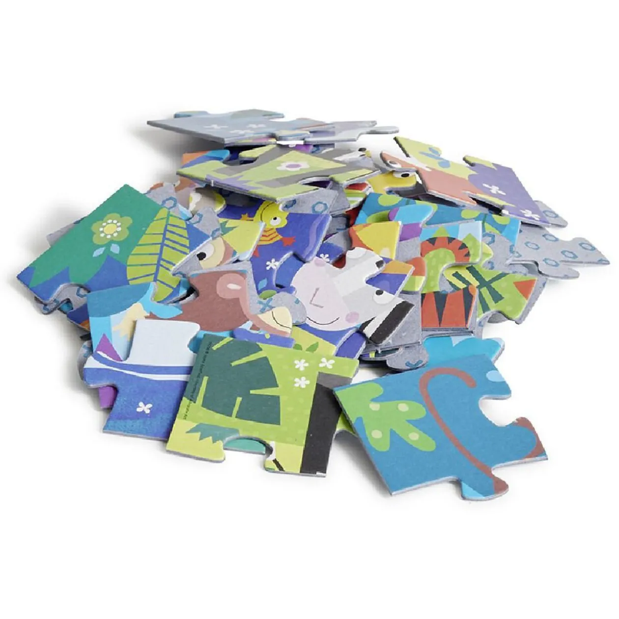 Puzzle enfant 20 pièces animaux savane x2