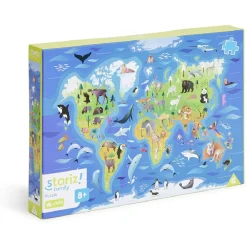 Puzzle enfant 300 pièces animaux du monde