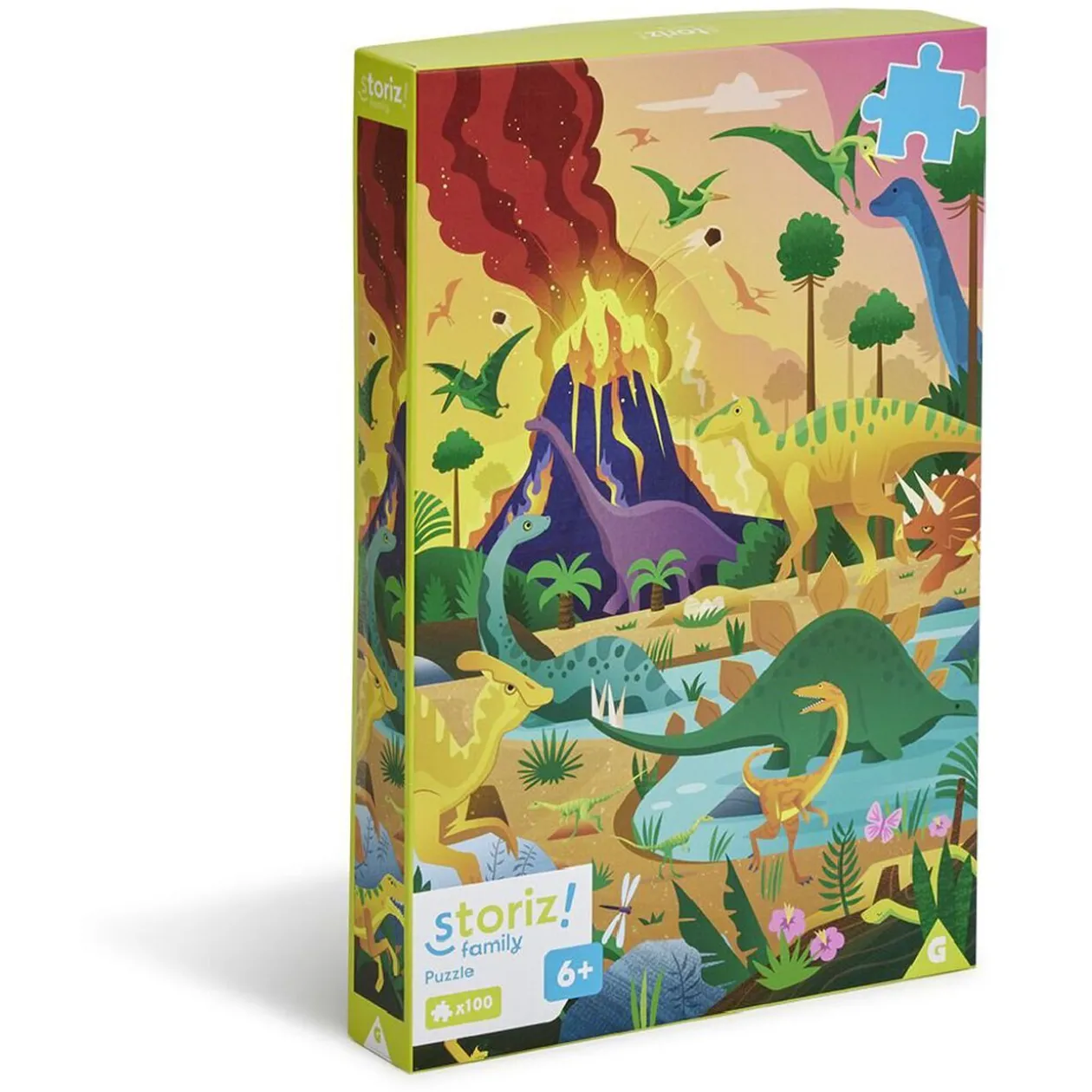 Puzzle enfant 100 pièces dinosaure