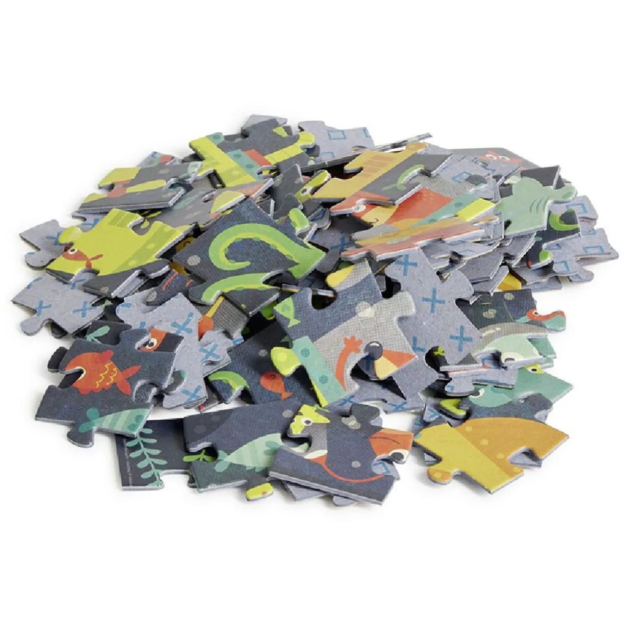 Puzzle enfant 48 pièces monde sous marin x2