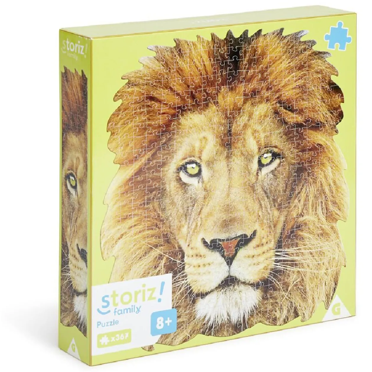 Puzzle enfant 367 pièces tête de lion