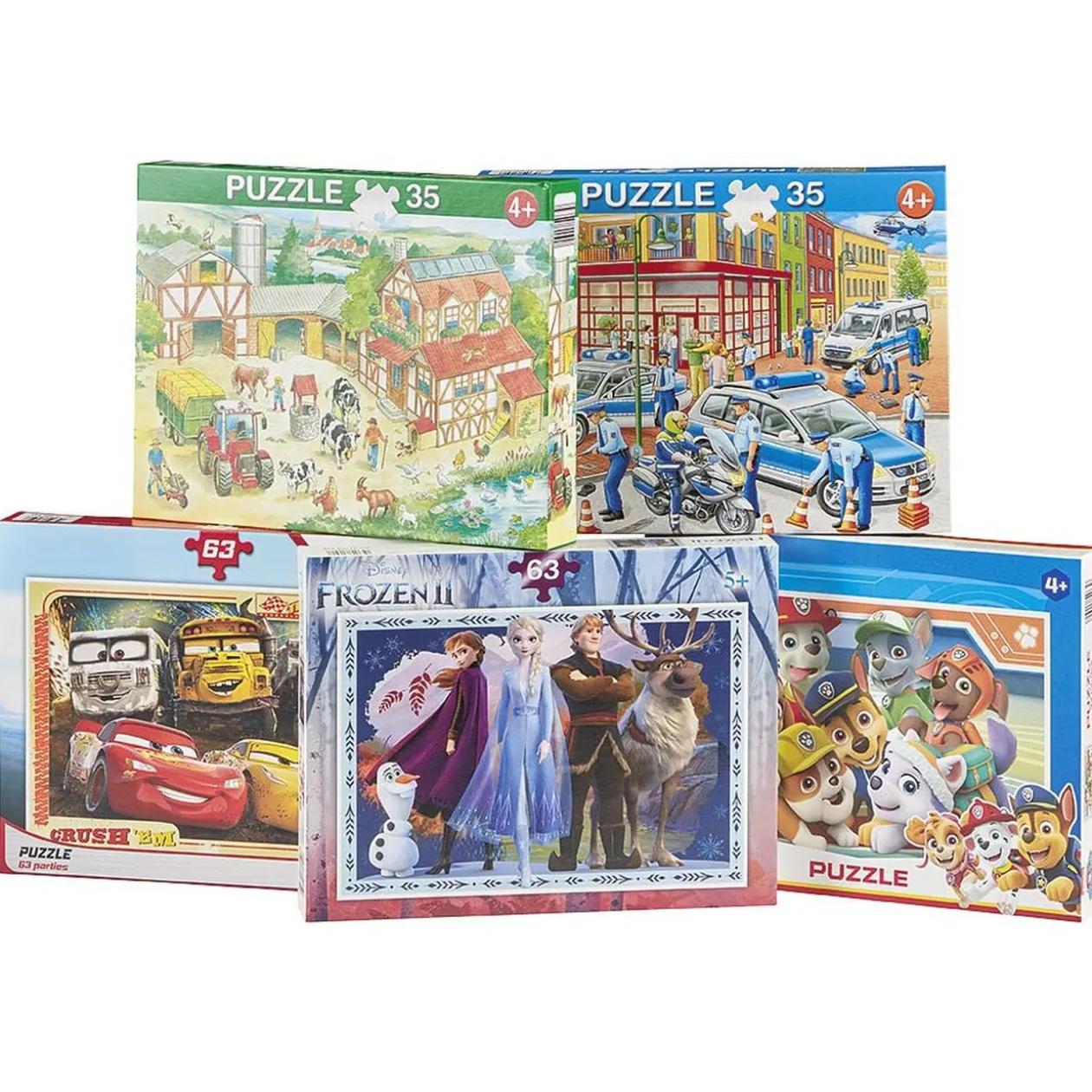 Puzzle enfant 35 pieces /63 pièces
