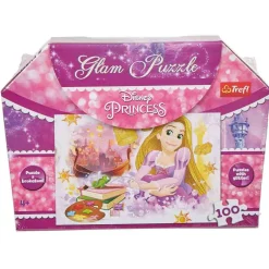 Puzzle glam paillette Raiponce