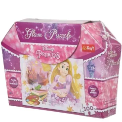Puzzle glam paillette Raiponce
