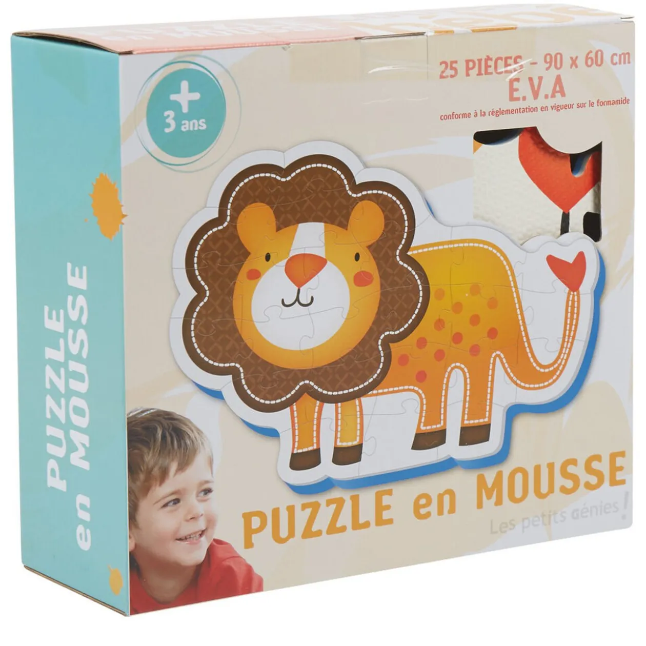 Puzzle lion mousse