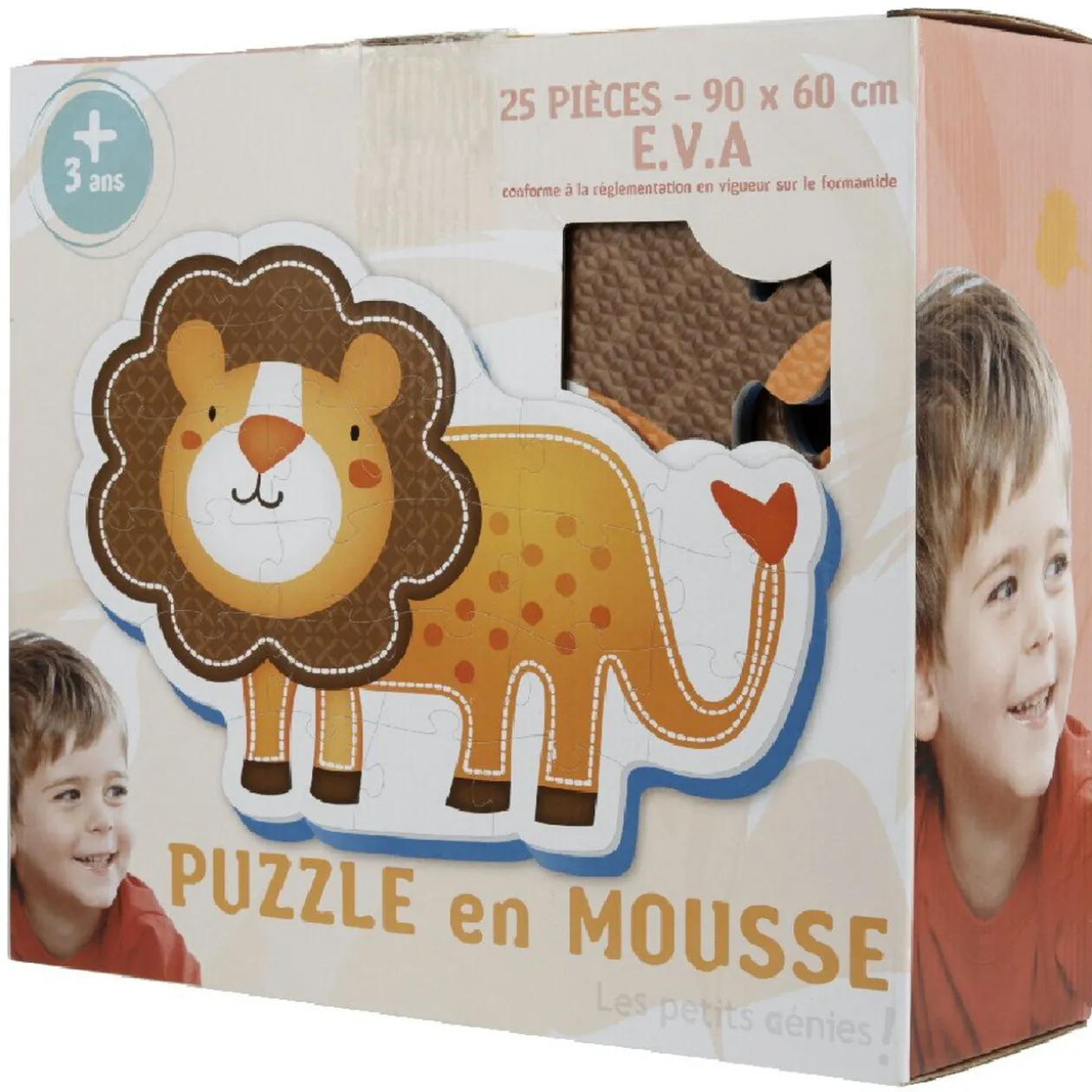 Puzzle lion mousse