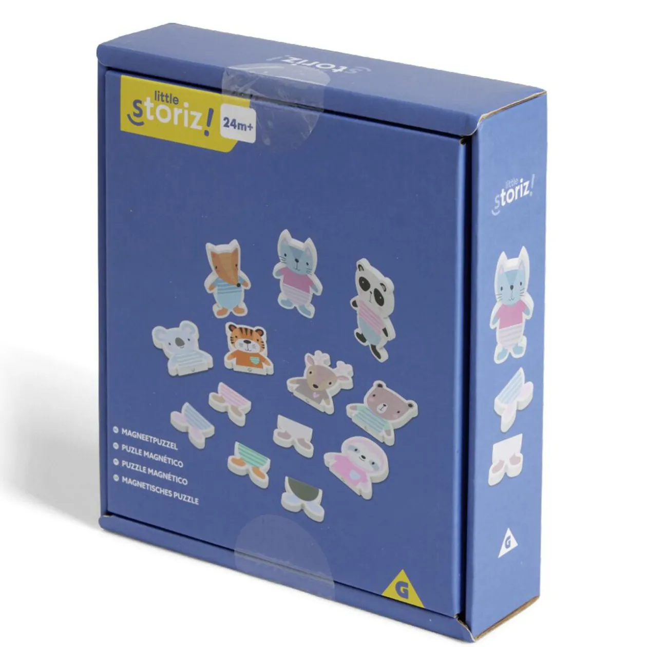 Puzzle magnétique animal en bois certifié FSC® 8 pièces