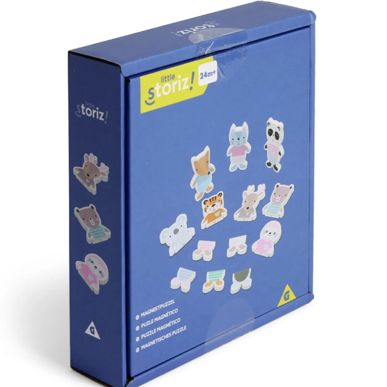Puzzle magnétique animal en bois certifié FSC® 8 pièces