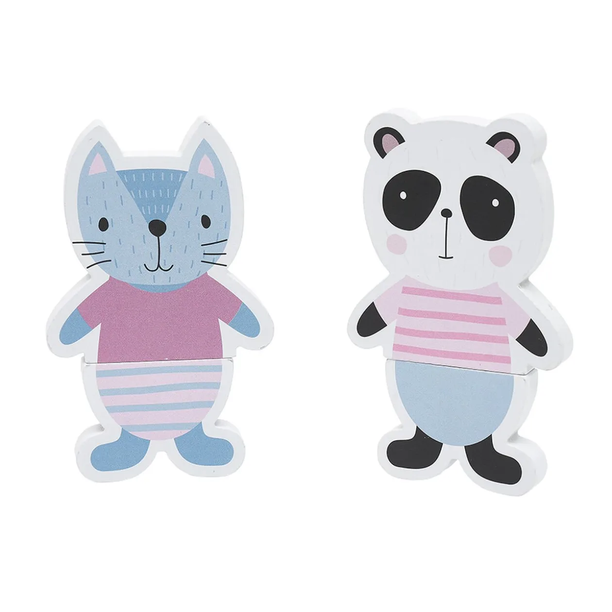 Puzzle magnétique animal en bois certifié FSC® 8 pièces