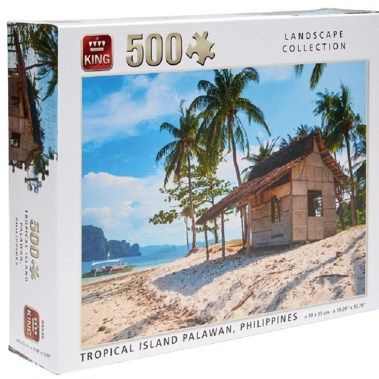 Puzzle 500pcs multicolore carton