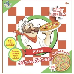 Puzzle rond pizza 36 pièces