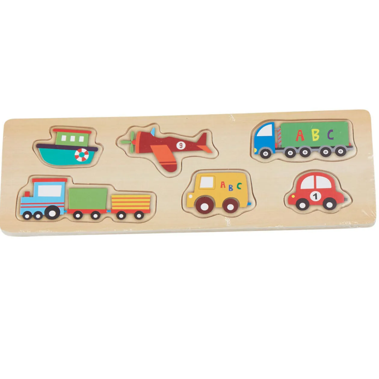 Puzzle véhicule à encastrer x6