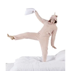 Pyjama combinaison licorne et fleurs Taille M