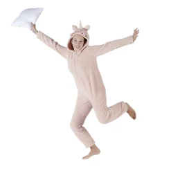 Pyjama combinaison licorne et fleurs Taille L
