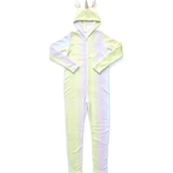 Pyjama combinaison licorne jaune et blanc Taille S