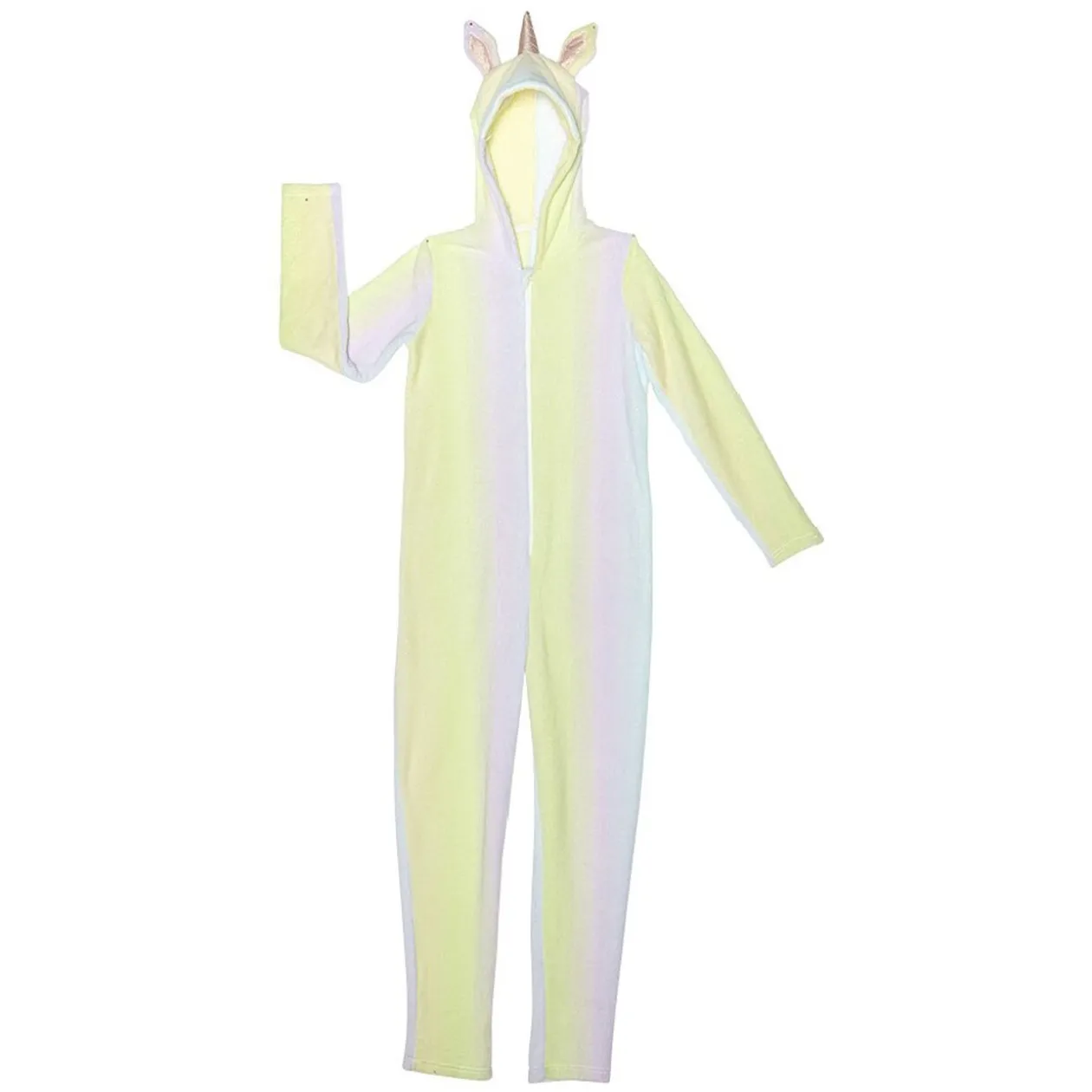 Pyjama combinaison licorne jaune et blanc Taille S