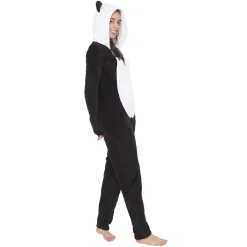 Pyjama combinaison panda noir blanc femme Taille XS