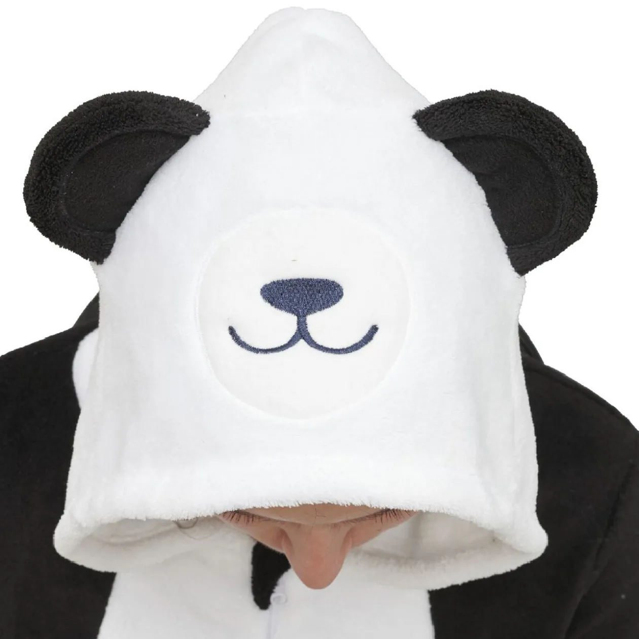 Pyjama combinaison panda noir blanc femme Taille XS