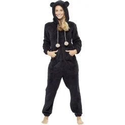 Pyjama ours noir taille M