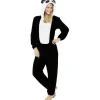 Pyjama panda noir et blanc taille XS