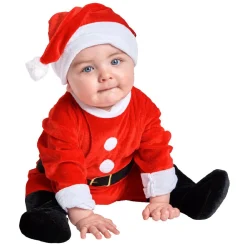 Pyjama père Noël en velour 18 mois