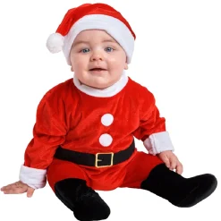 Pyjama père Noël en velour 18 mois