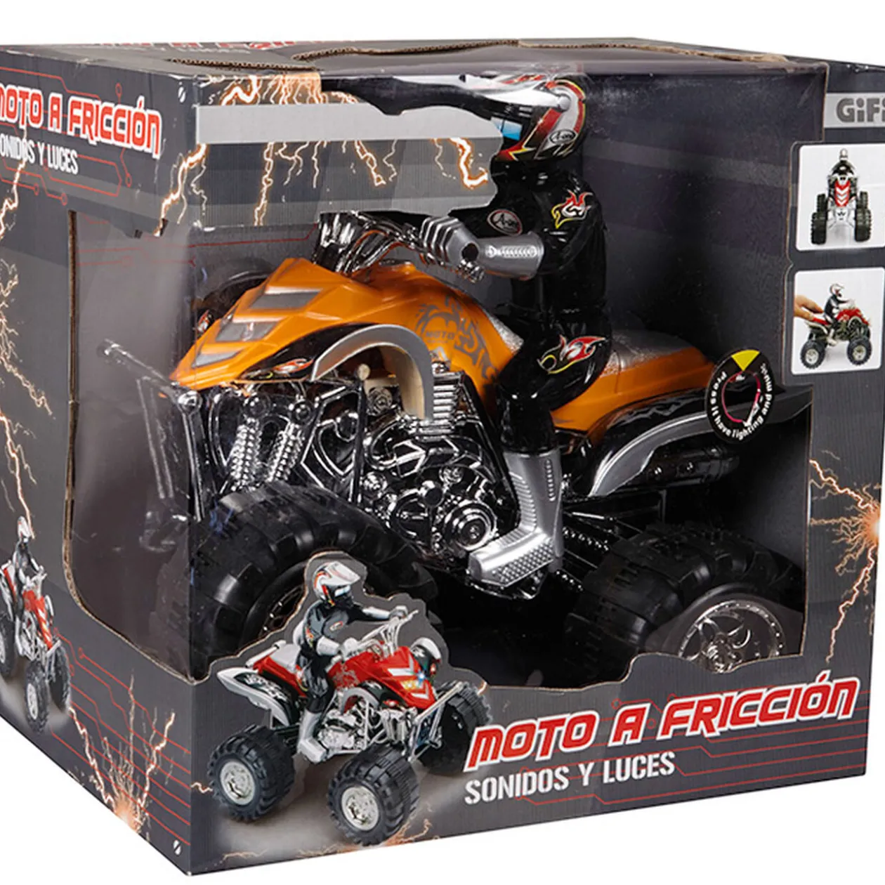 Quad à friction son et lumière