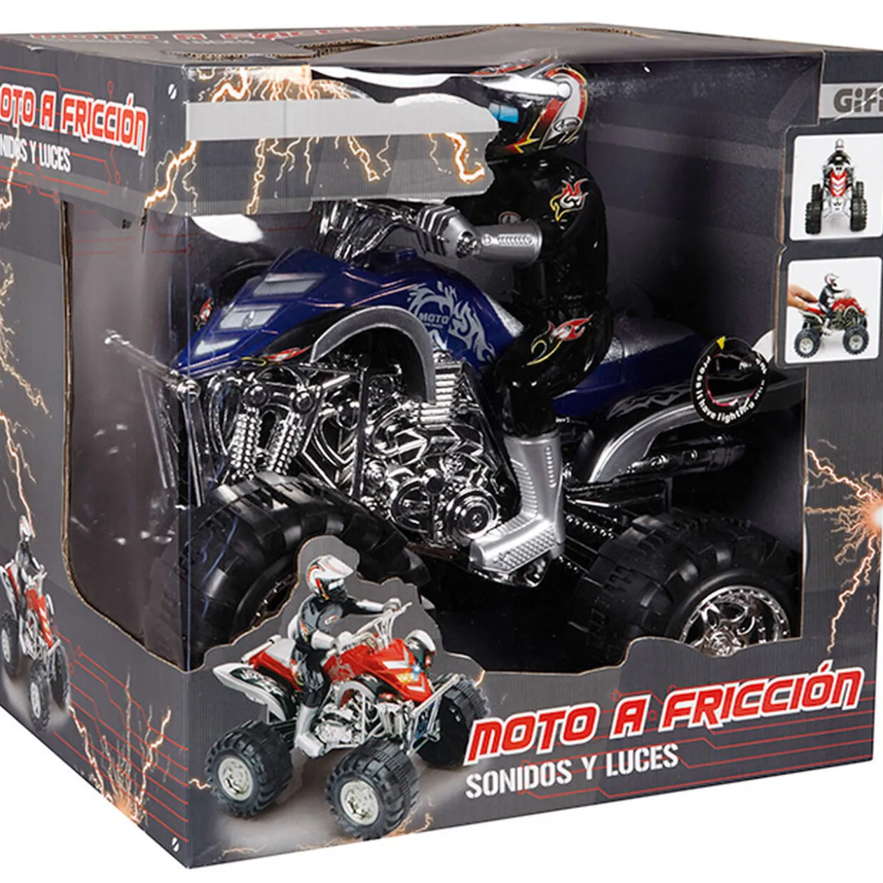 Quad à friction son et lumière