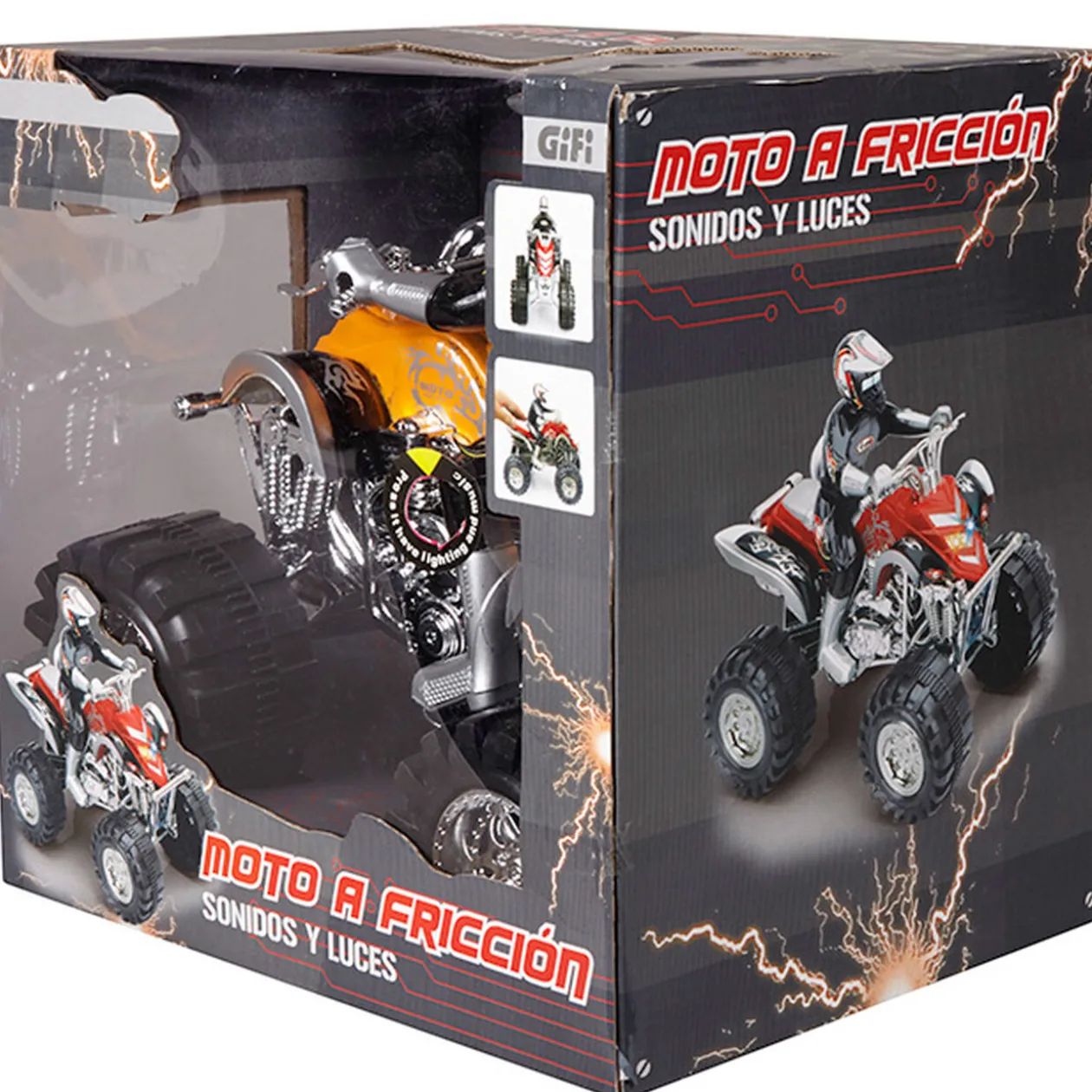 Quad à friction son et lumière