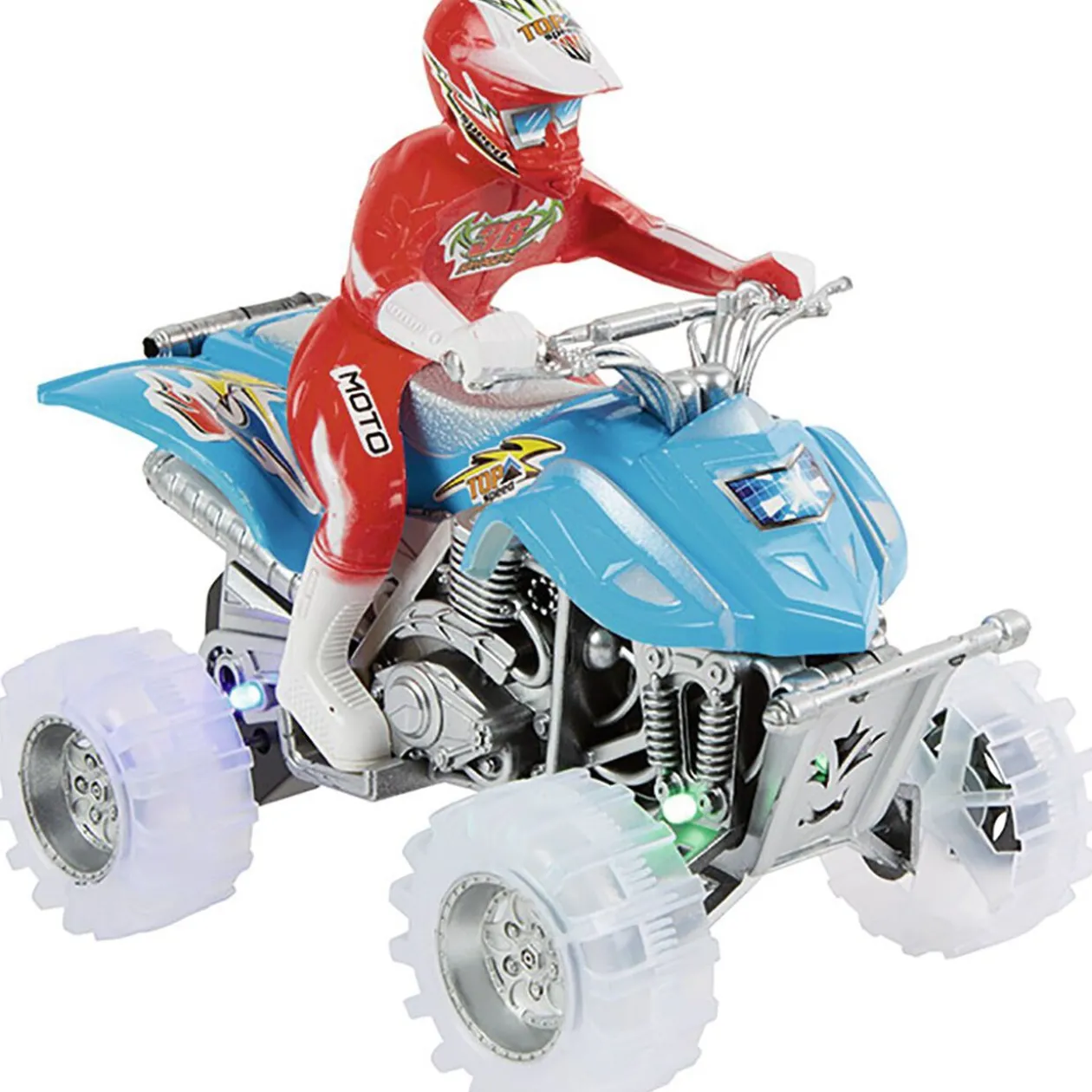 Quad à friction son et lumière + personnage