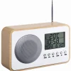Radio réveil Homday X-Pert mdf effet bois