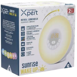 Radio réveil lumineux connecté Homday Xpert