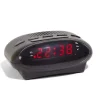 Radio réveil noir basique Homday ovale