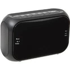 Radio réveil noir basique Homday