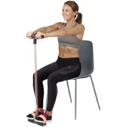 Rameur avec élastique