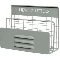 Range courrier en métal gris