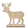 Renne à decorer en bois