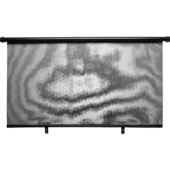 Rideau pare soleil enrouleur arrière noir