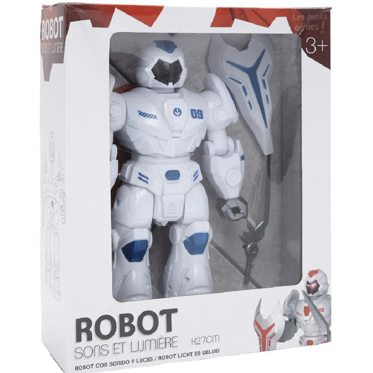 Robot avec son et lumière