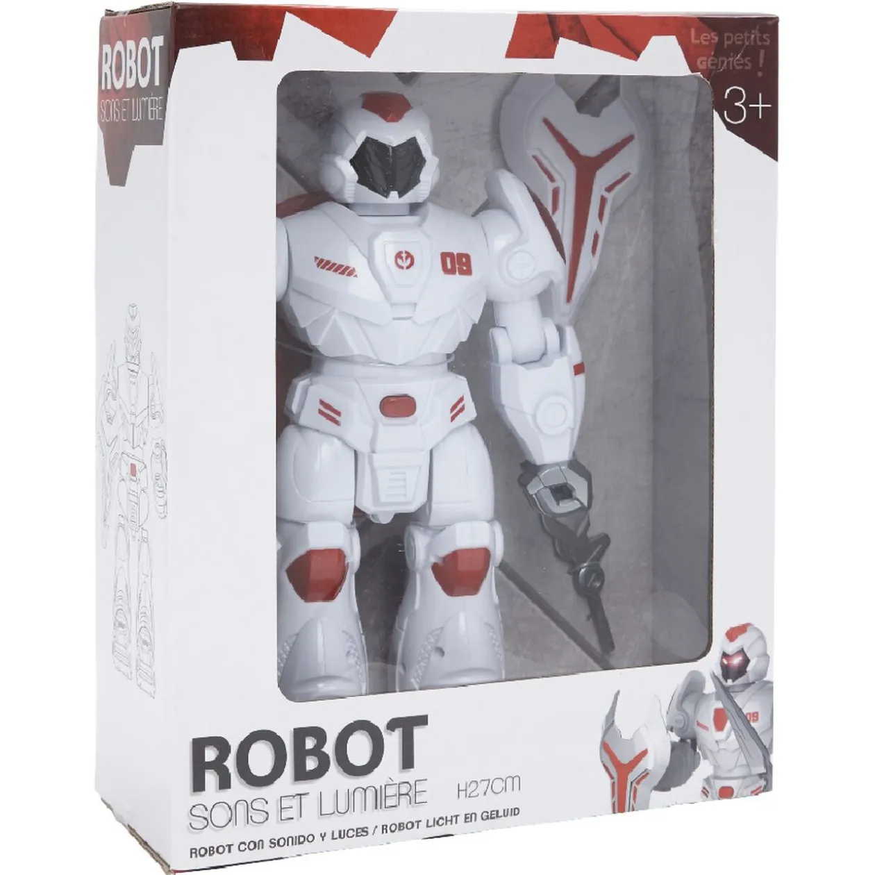 Robot avec son et lumière