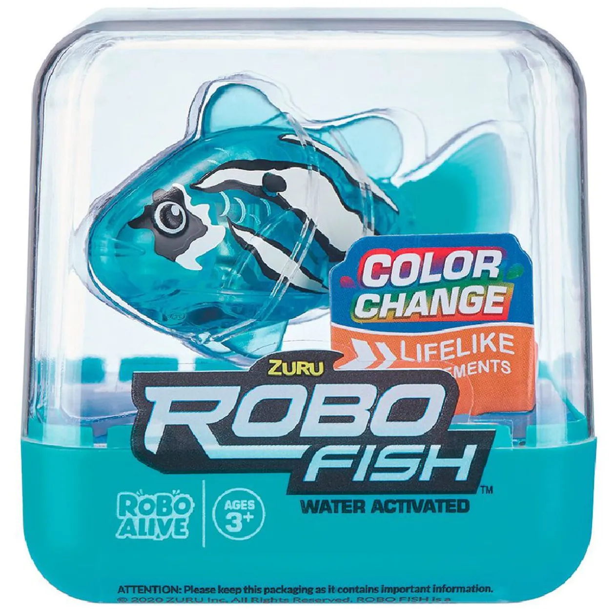 Robot poisson couleurs changeantes