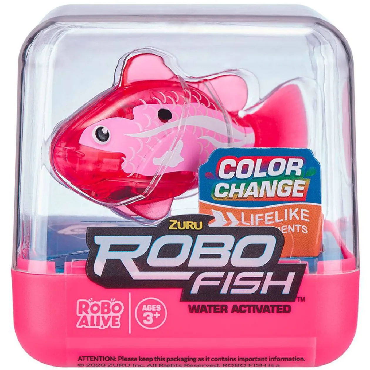 Robot poisson couleurs changeantes