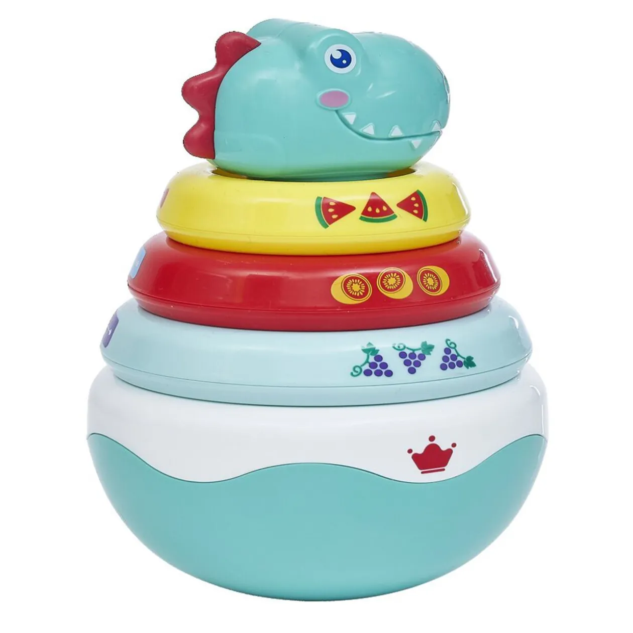 Roly Poly 2en1 culbuto et anneaux multicolore