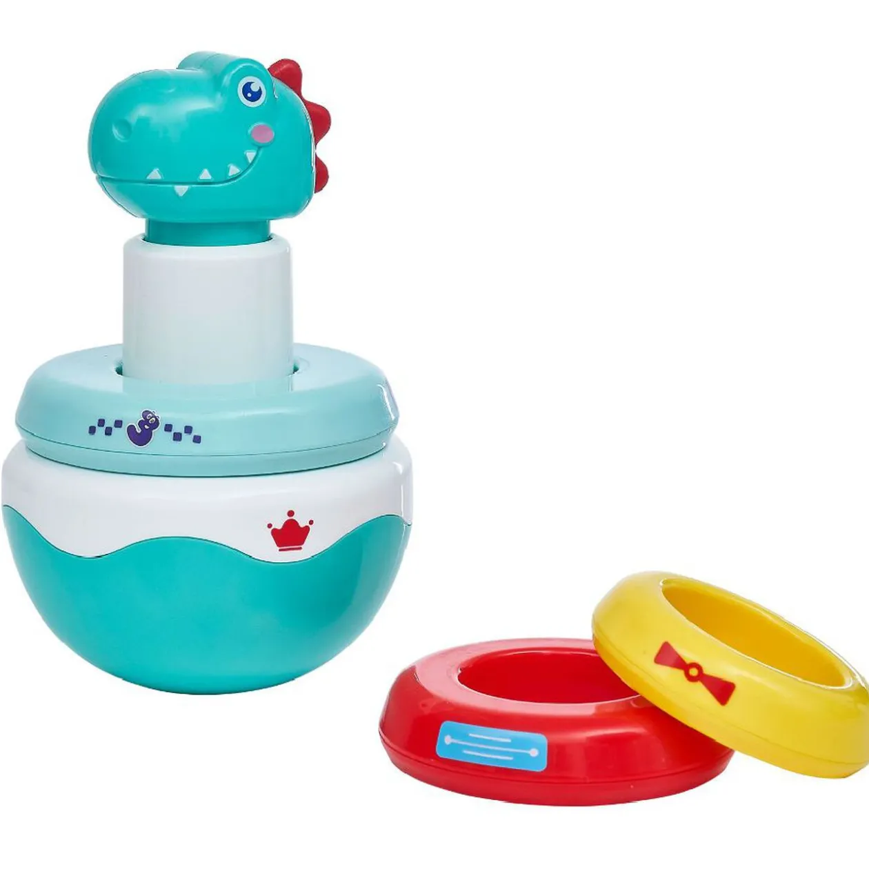 Roly Poly 2en1 culbuto et anneaux multicolore