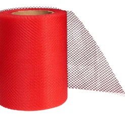 Rouleau de tulle rouge 20 m