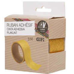 Ruban adhésif doré L.3 m
