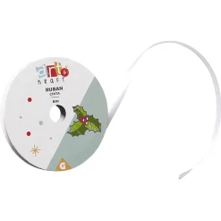 Ruban blanc 6m
