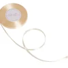 Ruban satin ivoire 25 m