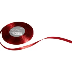 Ruban satin rouge bordeaux